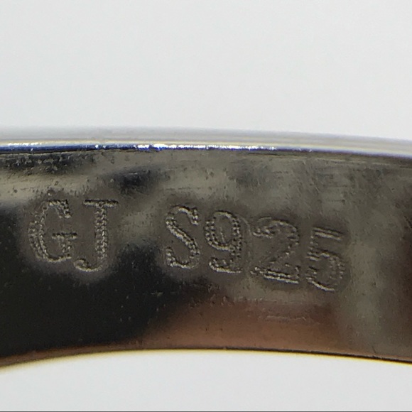 925 sterling silver zigzag design ring - Picture 7 of 9